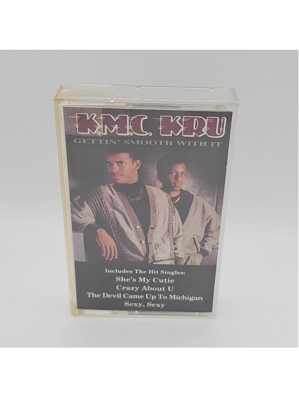K.M.C. Kru Gettin' Smooth With It (Cassette Tape, 1991, CURB Records) D4-77457